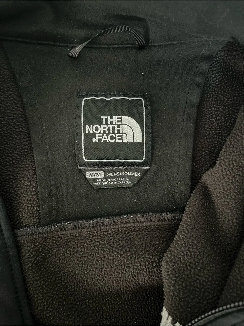 The North Face Men’s Black Soft Shell Jacket Fleece Lined Outdoor Hiking